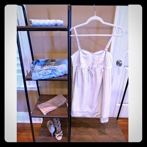 Marc by Marc Jacobs Lambskin Perforated Mini Dress